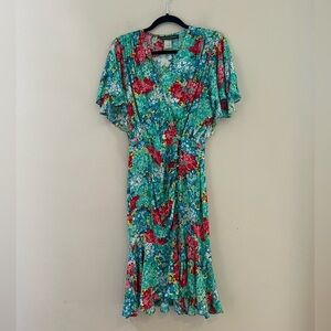 Barbara Barbara vintage woman’s Floral Multicolor Dress